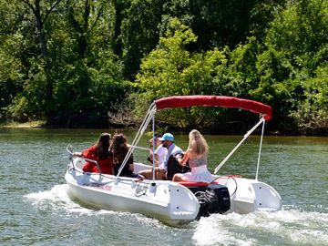 Boat rental with no permit from 1 to 7 people - 1h