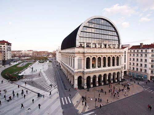 The wings of the Lyon National Opera