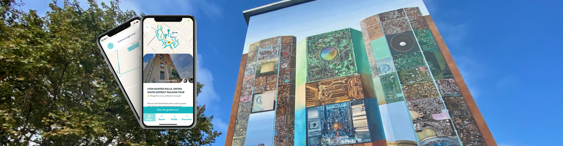 Self-guided audio tour: The Etats-Unis district and its murals 