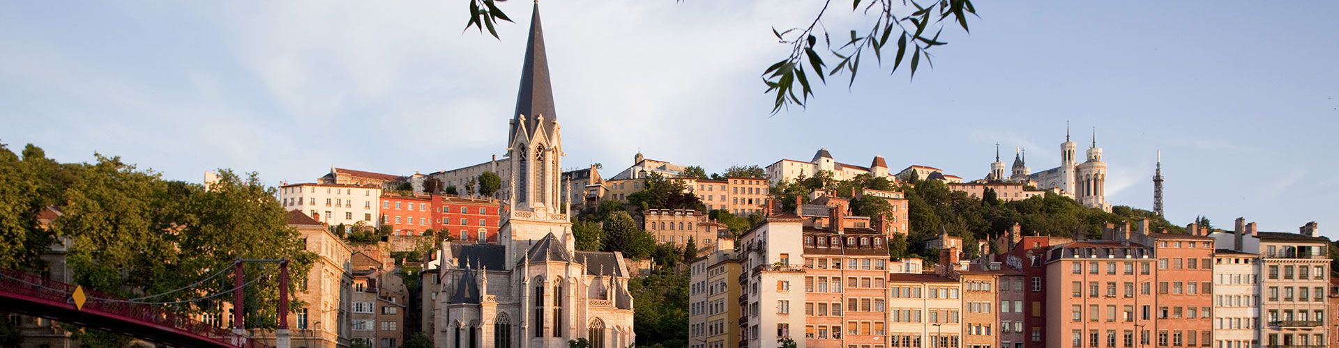 From Fourvière to the river Saône